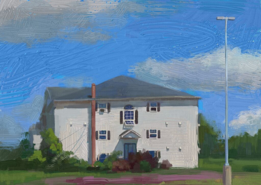 Digital Paint of Appartment on Glen Stawart St