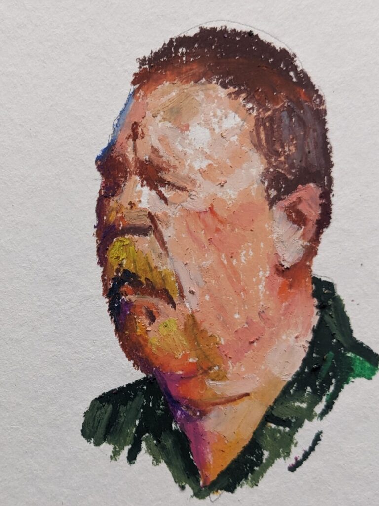 Portrait - Oil Pastels